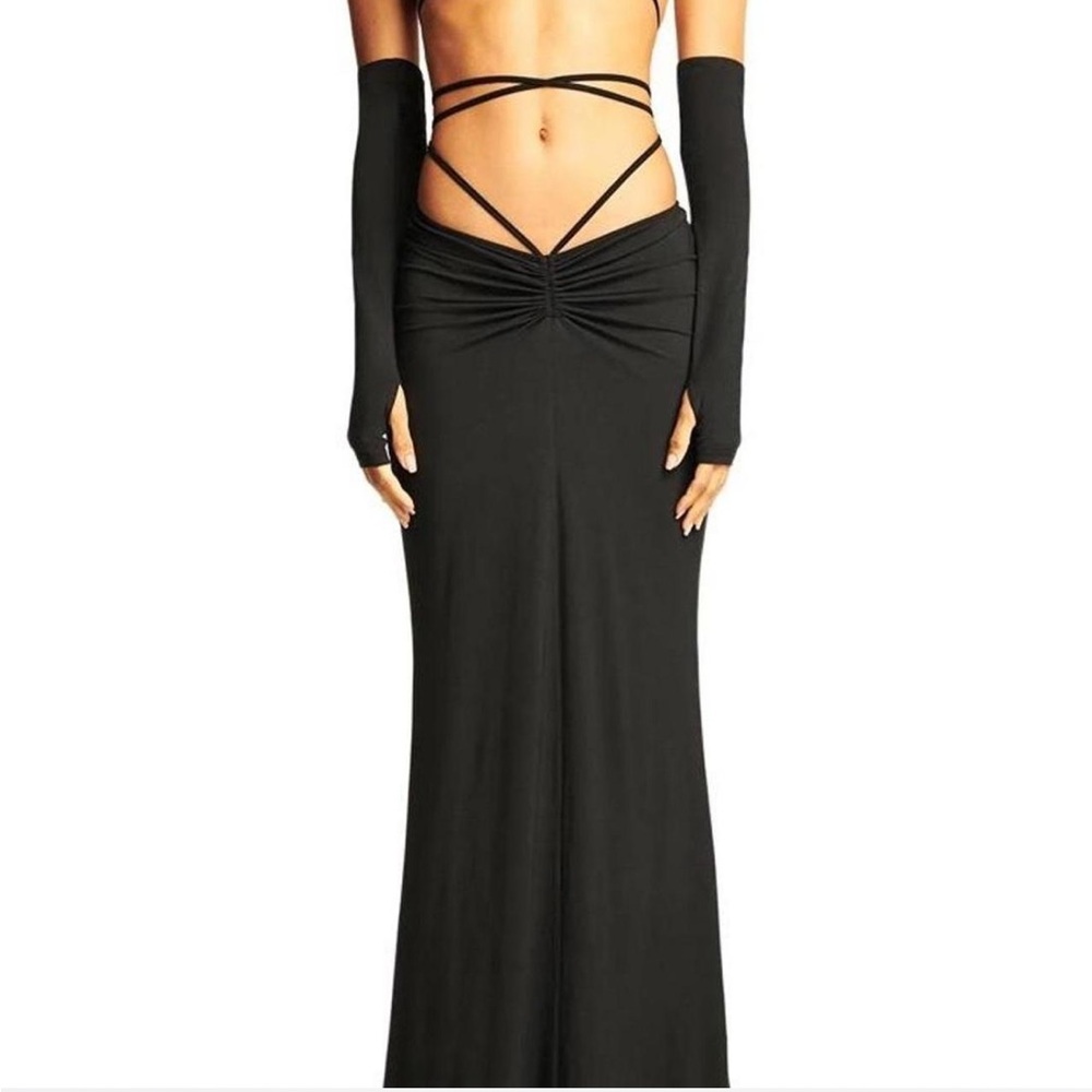 I.AM.GIA Black halo maxi skirt
